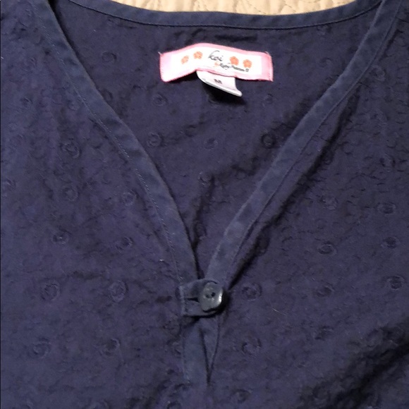 KOI Navy Blue Scrub Top - Picture 5 of 5